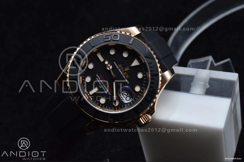126655 ARF 1:1 WrinkleFree on Best Oysterflex 1203 Strap VR3235 (Gain Edition Yacht-Master Weight) 0319